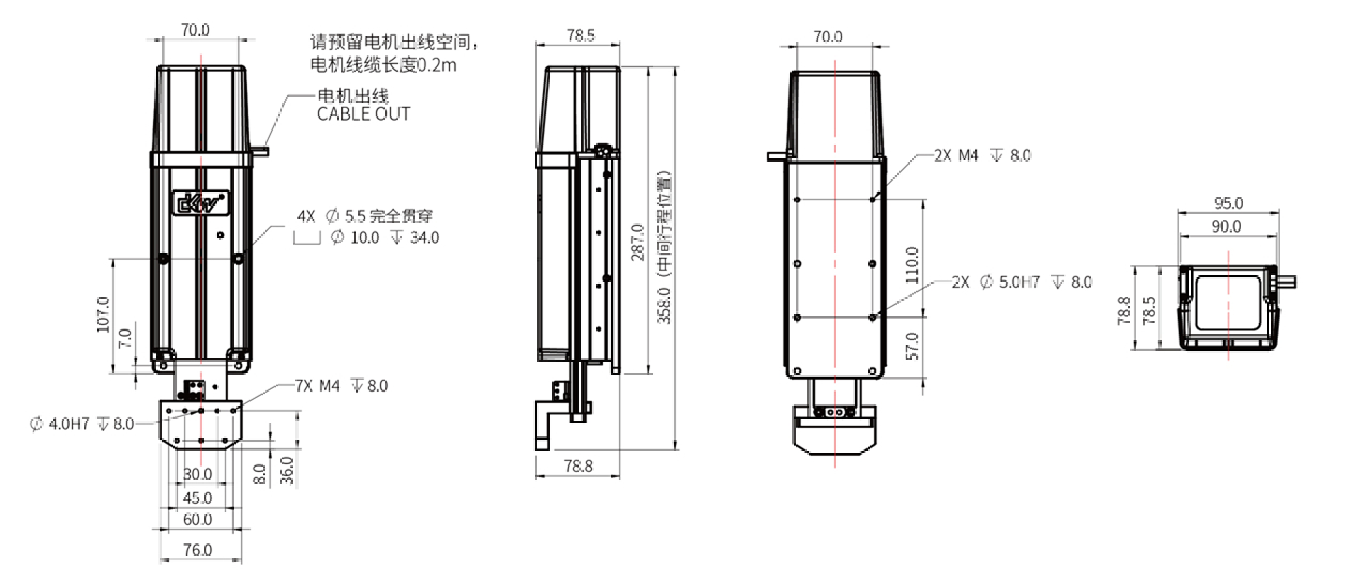 Z轴直线电机