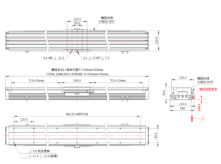 iU105-B160 直线电机